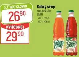 Globus Dobrý sirup nabídka