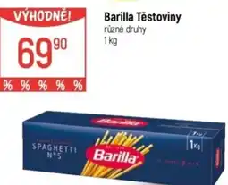 Globus Barilla Těstoviny nabídka