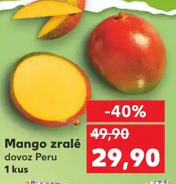 Kaufland Mango zralé nabídka