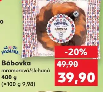 Kaufland Bábovka mramorová/šlehaná nabídka