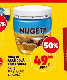 Penny Market Nugeta arašídová pomazánka nabídka