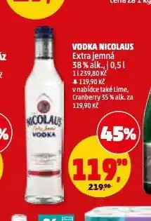 Penny Market Vodka nicolaus nabídka