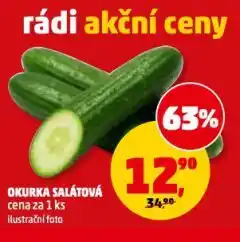 Penny Market Okurka salátová nabídka