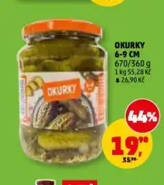 Penny Market Okurky nabídka