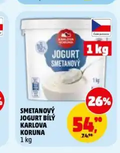 Penny Market Smetanový jogurt nabídka