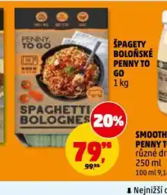 Penny Market Špagety boloňské nabídka