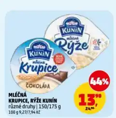 Penny Market Kunín mléčná rýže nabídka