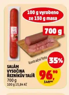 Penny Market Salám vysočina nabídka