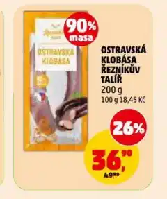 Penny Market Ostravská klobása nabídka