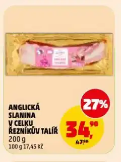 Penny Market Anglická slanina v celku nabídka