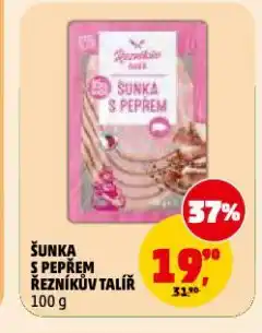 Penny Market Šunka s pepřem nabídka