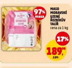Penny Market Maso moravské uzené nabídka