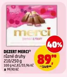 Penny Market Dezert merci nabídka