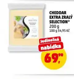 Penny Market Sýr cheddar extra zralý selection nabídka