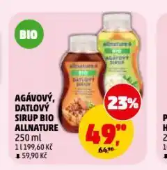 Penny Market Agávový sirup bio allnature nabídka
