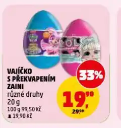 Penny Market Zaini vajíčko s překvapením nabídka