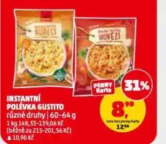 Penny Market Polévka instantní gustito nabídka