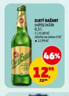 Penny Market Pivo zlatý bažant nabídka