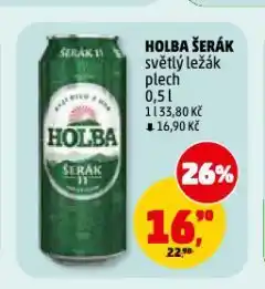 Penny Market Pivo holba šerák nabídka