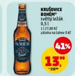Penny Market Pivo krušovice bohém nabídka