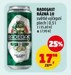 Penny Market Pivo radegast nabídka