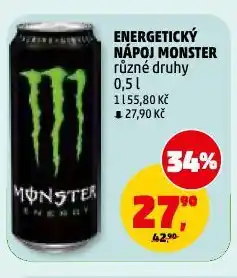 Penny Market Monster energy drink nabídka