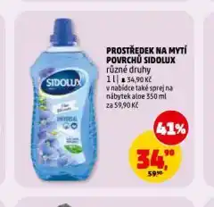 Penny Market Sidolux prostředek na mytí povrchů nabídka