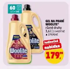 Penny Market Woolite prací gel nabídka