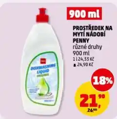 Penny Market Mycí prostředek na nádobí nabídka