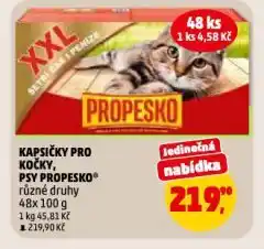 Penny Market Propesko kapsičky pro kočky nabídka