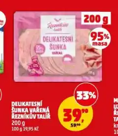 Penny Market Delikatesní šunka vařená nabídka