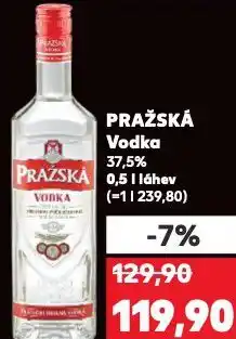 Kaufland Pražská vodka nabídka