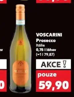 Kaufland Voscarini prosecco nabídka