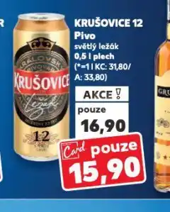 Kaufland Pivo krušovice nabídka