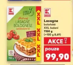 Kaufland Lasagne nabídka