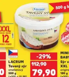 Kaufland Lacrum tavený sýr nabídka