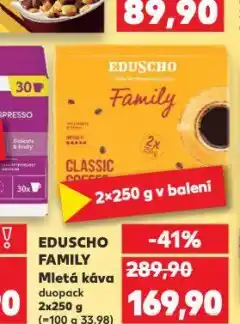 Kaufland Káva eduscho nabídka