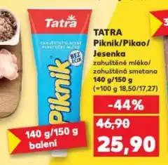 Kaufland Tatra piknik nabídka