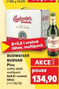 Kaufland Pivo budweiser budvar nabídka