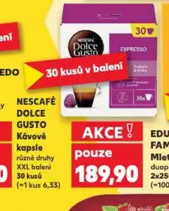 Kaufland Kávové kapsle dolce gusto nabídka