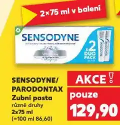 Kaufland Sensodyne zubní pasta nabídka