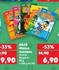 Kaufland Kraš mléčná čokoláda nabídka