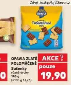 Kaufland Opavia zlaté polomáčené nabídka