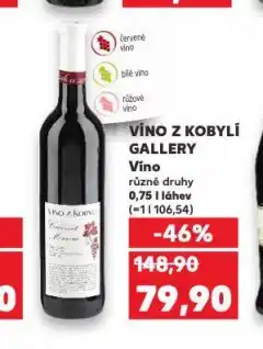 Kaufland Víno z kobylí gallery nabídka