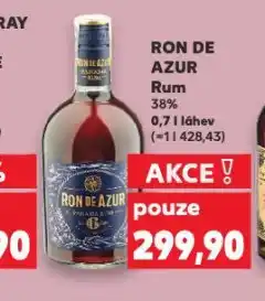 Kaufland Ron de azur rum nabídka