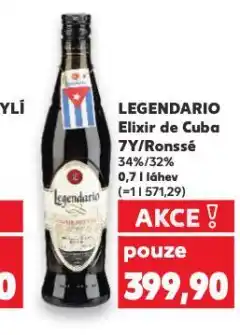 Kaufland Legendario elixir de cuba nabídka