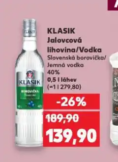 Kaufland Klasik jalovcová lihovina nabídka