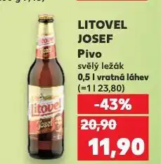 Kaufland Pivo litovel josef nabídka