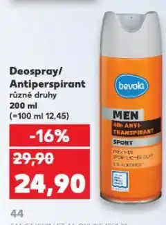 Kaufland Antiperspirant nabídka