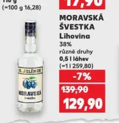 Kaufland Moravská švestka nabídka